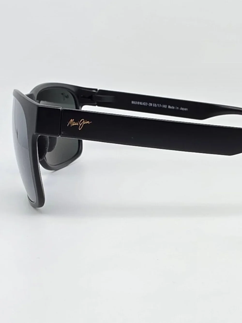 Maui Jim MJ432-2M Red Sands Matte Black Frame Polarized Neutral Grey Sunglasses